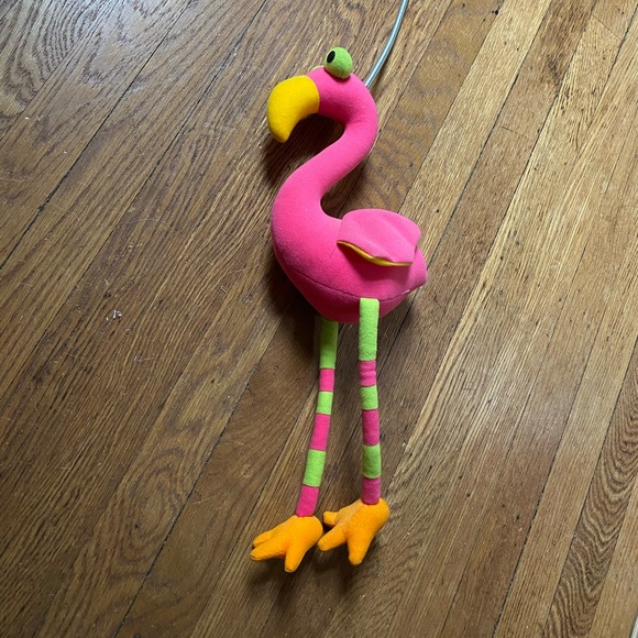 Jumpers stuffed Flamingo Doll on Slinky Bounce Wire - Picture 5 of 9